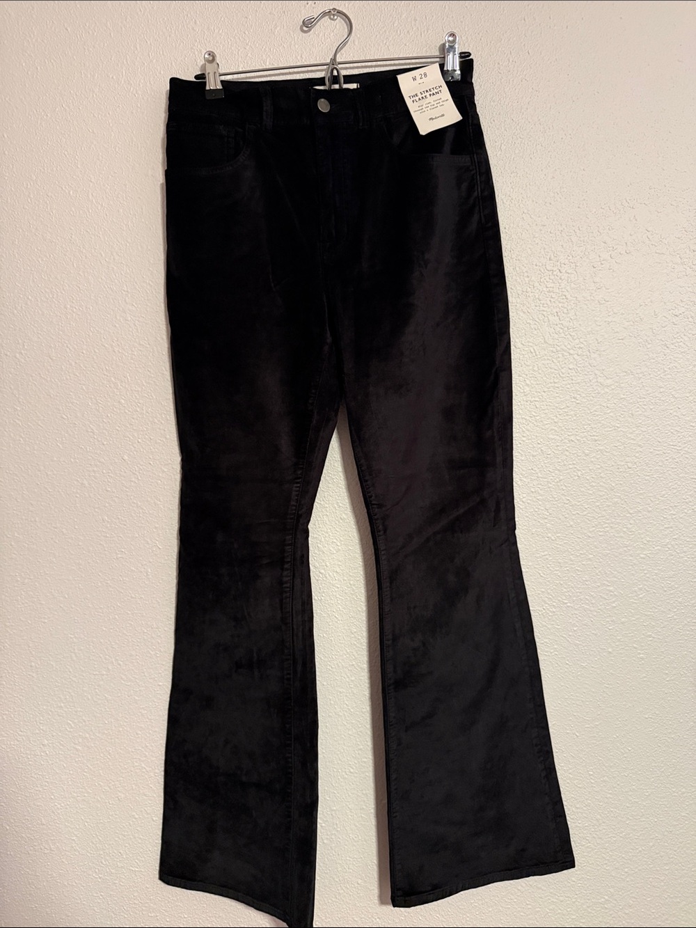 Madewell The Stretch Flare Pant in Velvet - Picture 2 of 8